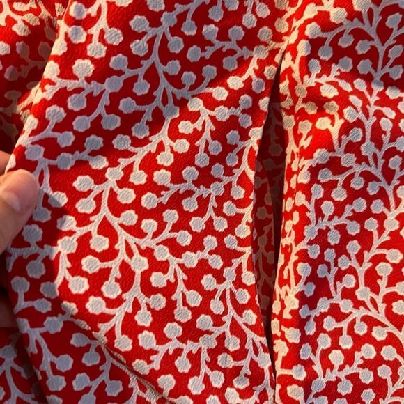 French Connection Elao Evening Dew Romper Playsuit Shanghai Red Multicolor - Picture 6 of 12